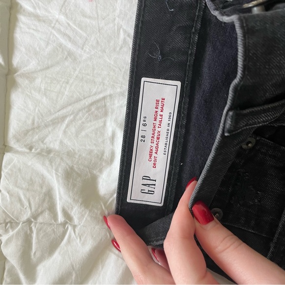 High Rise Cheeky Straight Jeans - Picture 8 of 11